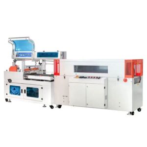 Automatic shrink wrapping machine for film heat shrink packaging