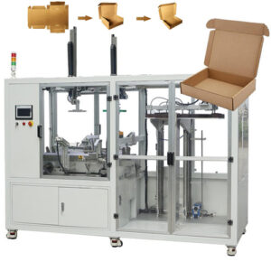 Carton box folding machine for automatic carton forming and folding