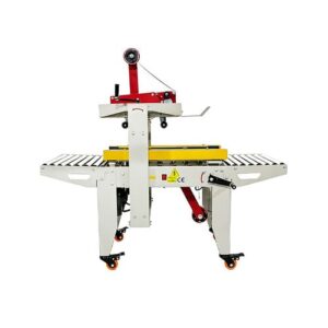 Carton box sealing machine for automatic tape sealing of cartons