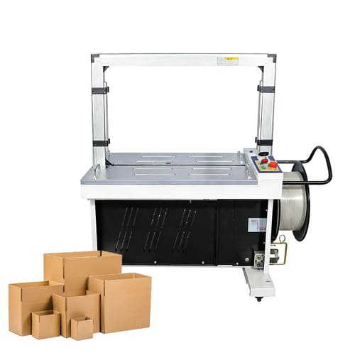 Fully automatic strapping machine for carton and package bundling