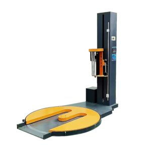 M Type Pallet Wrapping Machine for Pallet Jack Access