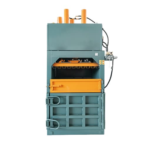 Vertical baling machine for waste paper carton compression recycling equipment