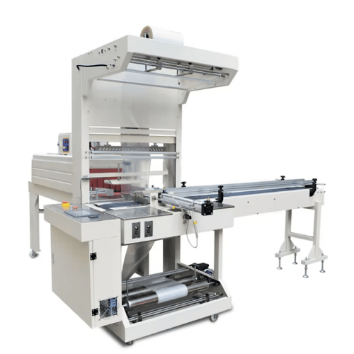 Sleeve shrink wrapping machine